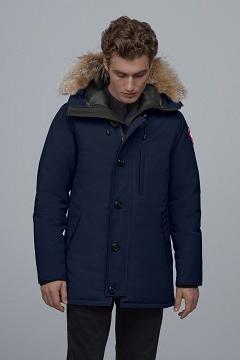 Chamarras Canada Goose Hombre Mexico - Chateau Abrigos Azul Oscuro Marino HU1039782
